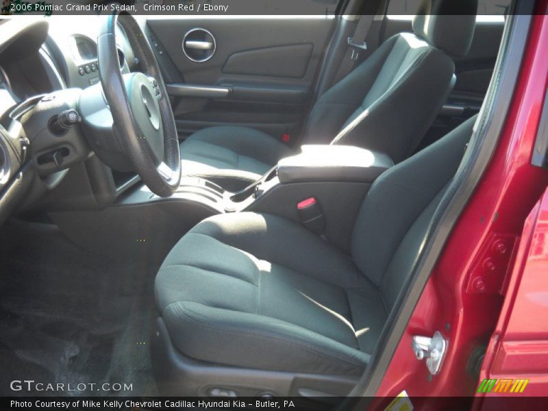 Crimson Red / Ebony 2006 Pontiac Grand Prix Sedan