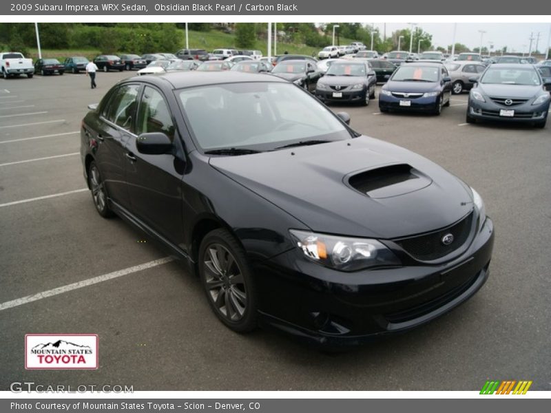 Obsidian Black Pearl / Carbon Black 2009 Subaru Impreza WRX Sedan