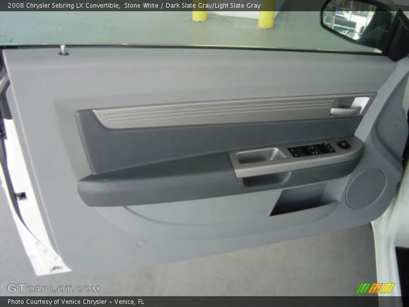 Stone White / Dark Slate Gray/Light Slate Gray 2008 Chrysler Sebring LX Convertible