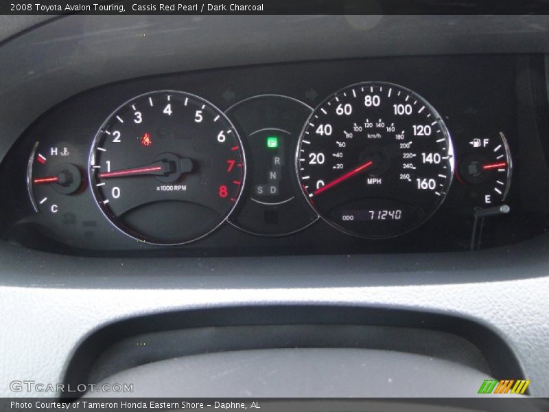 Cassis Red Pearl / Dark Charcoal 2008 Toyota Avalon Touring