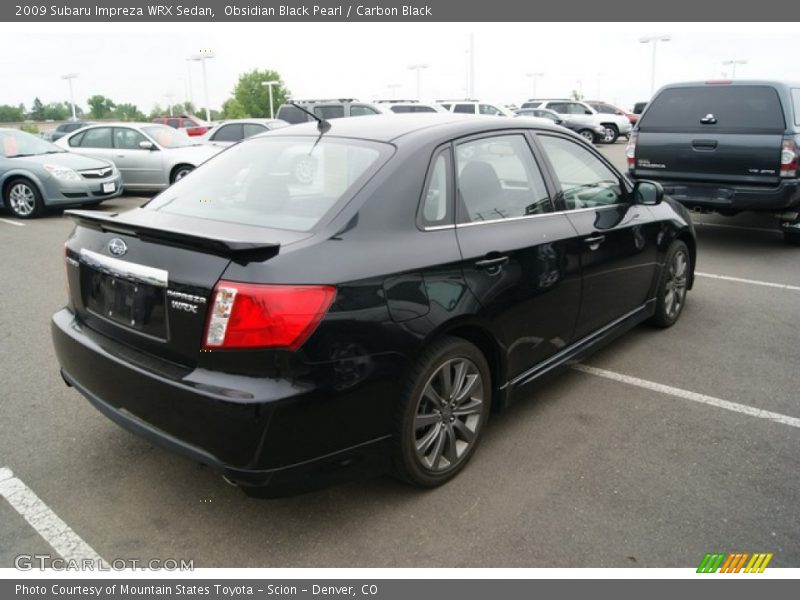 Obsidian Black Pearl / Carbon Black 2009 Subaru Impreza WRX Sedan