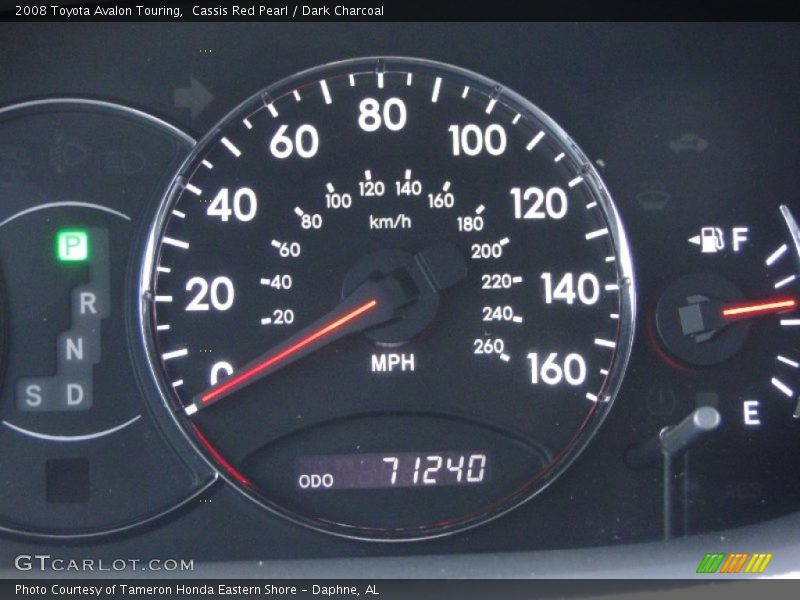 Cassis Red Pearl / Dark Charcoal 2008 Toyota Avalon Touring