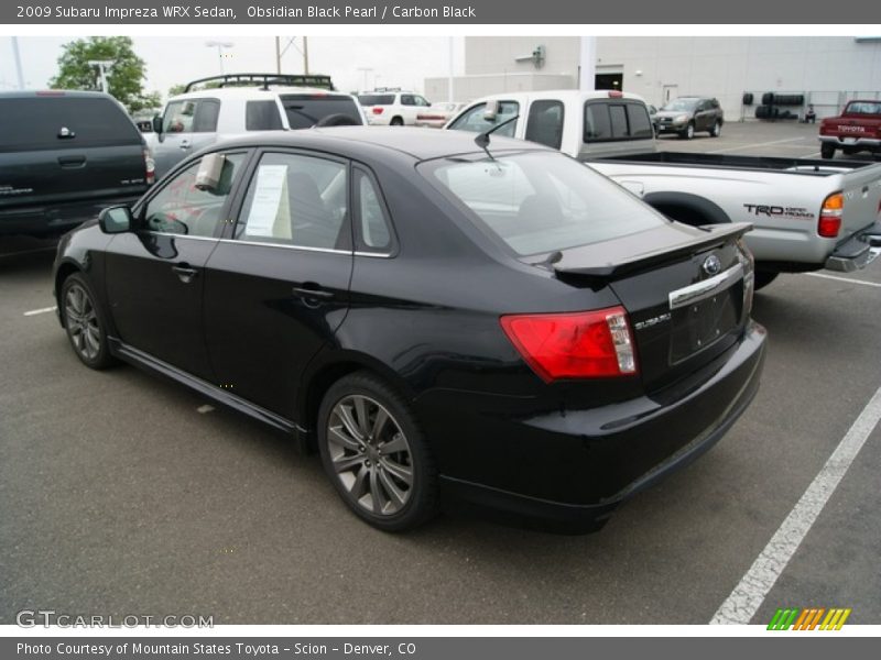 Obsidian Black Pearl / Carbon Black 2009 Subaru Impreza WRX Sedan