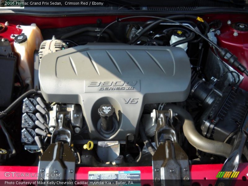 Crimson Red / Ebony 2006 Pontiac Grand Prix Sedan