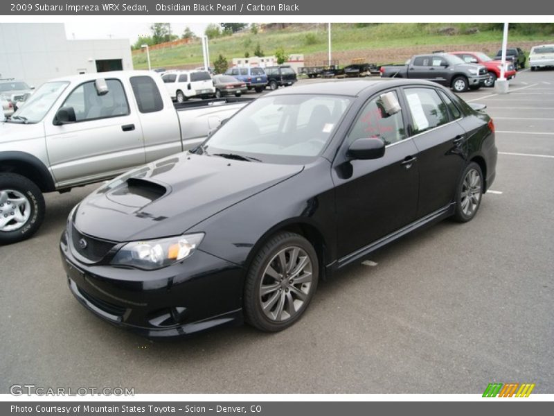 Obsidian Black Pearl / Carbon Black 2009 Subaru Impreza WRX Sedan