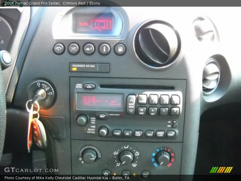 Crimson Red / Ebony 2006 Pontiac Grand Prix Sedan