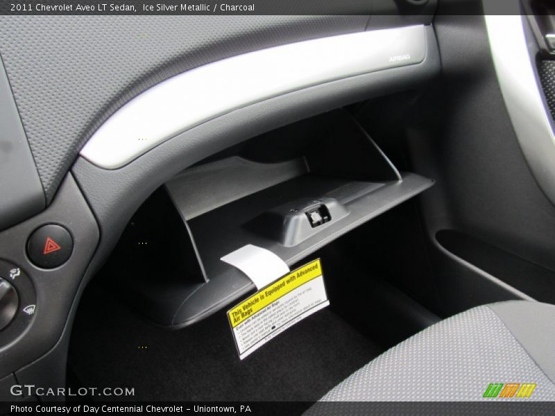 Ice Silver Metallic / Charcoal 2011 Chevrolet Aveo LT Sedan