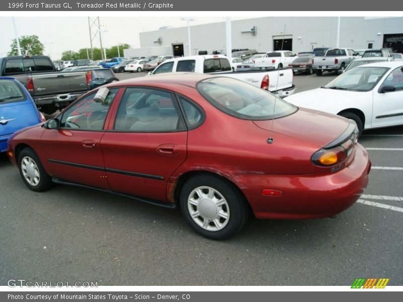 Toreador Red Metallic / Graphite 1996 Ford Taurus GL