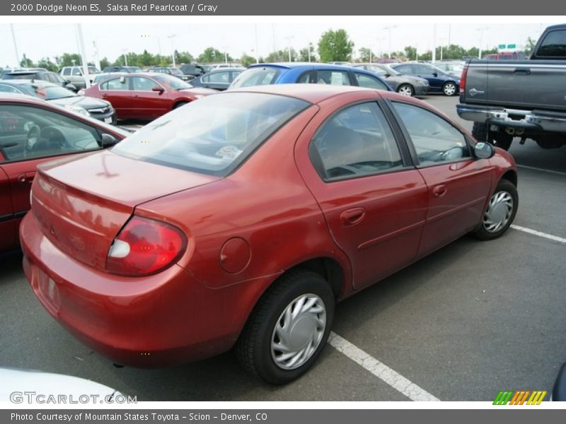 Salsa Red Pearlcoat / Gray 2000 Dodge Neon ES