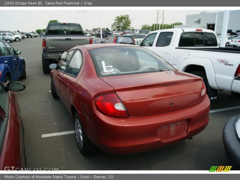 Salsa Red Pearlcoat / Gray 2000 Dodge Neon ES