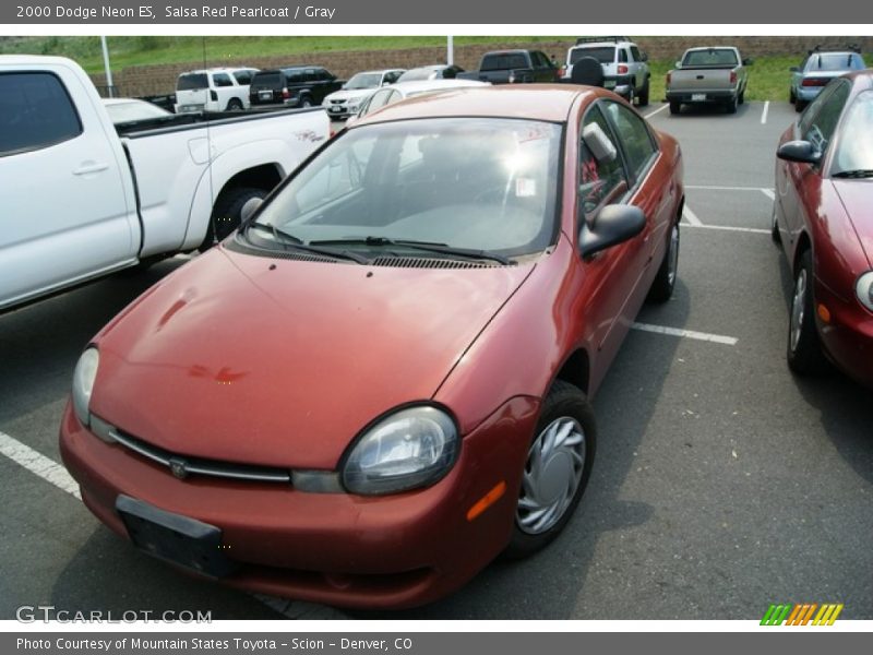 Salsa Red Pearlcoat / Gray 2000 Dodge Neon ES