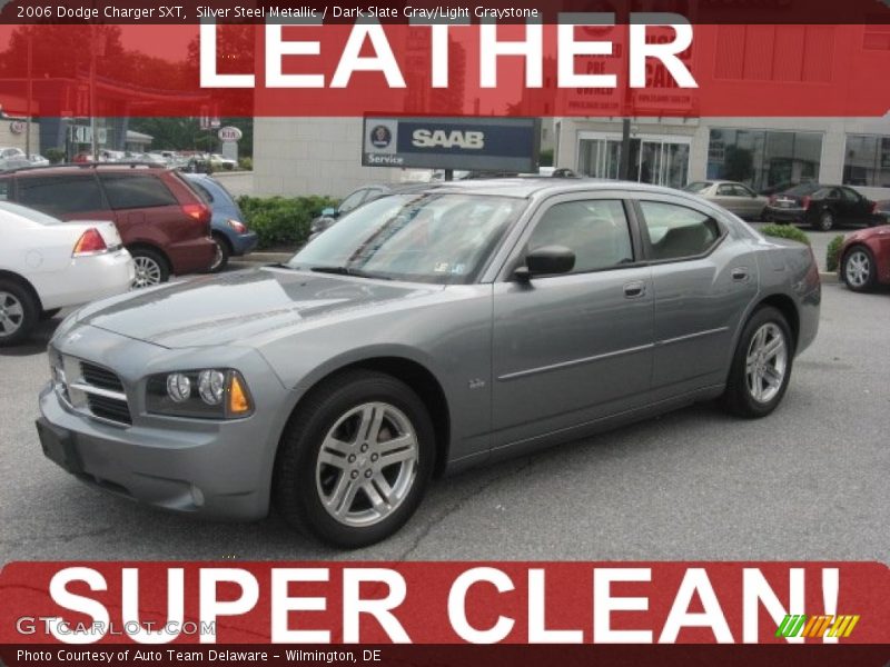 Silver Steel Metallic / Dark Slate Gray/Light Graystone 2006 Dodge Charger SXT