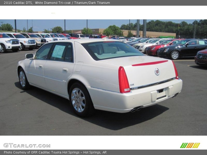 White Diamond Tri-coat / Titanium/Dark Titanium 2010 Cadillac DTS