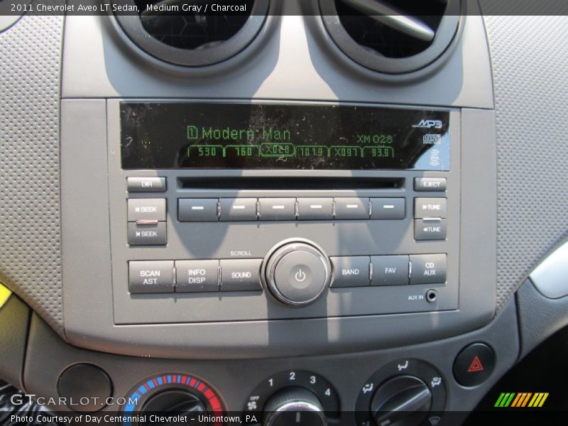 Medium Gray / Charcoal 2011 Chevrolet Aveo LT Sedan