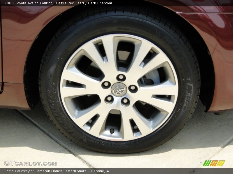 Cassis Red Pearl / Dark Charcoal 2008 Toyota Avalon Touring