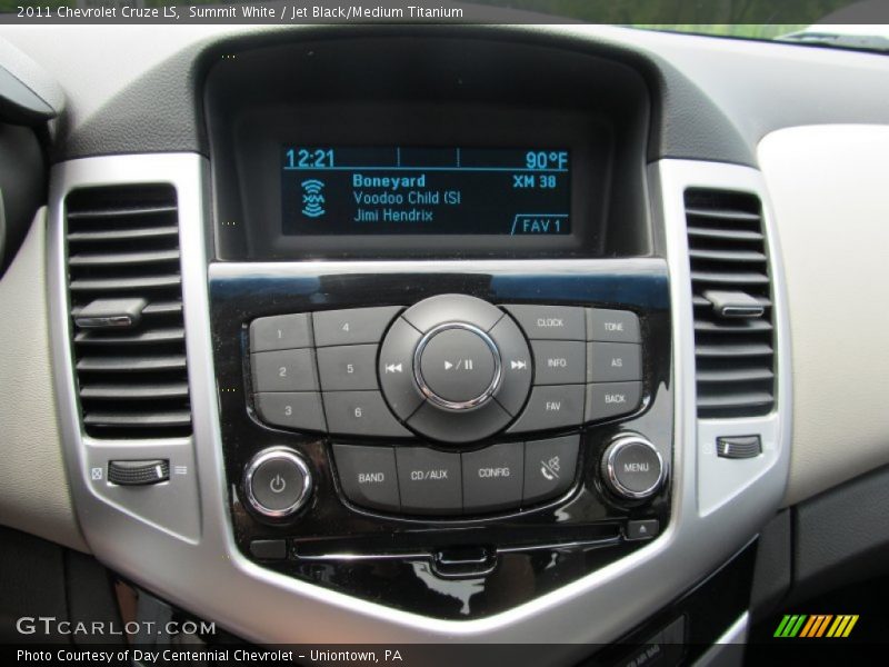 Summit White / Jet Black/Medium Titanium 2011 Chevrolet Cruze LS