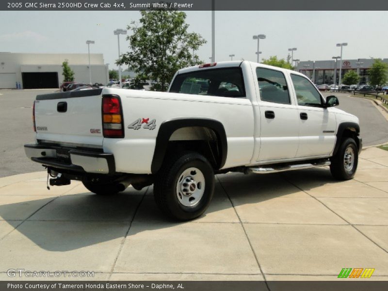 Summit White / Pewter 2005 GMC Sierra 2500HD Crew Cab 4x4