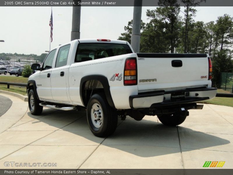 Summit White / Pewter 2005 GMC Sierra 2500HD Crew Cab 4x4