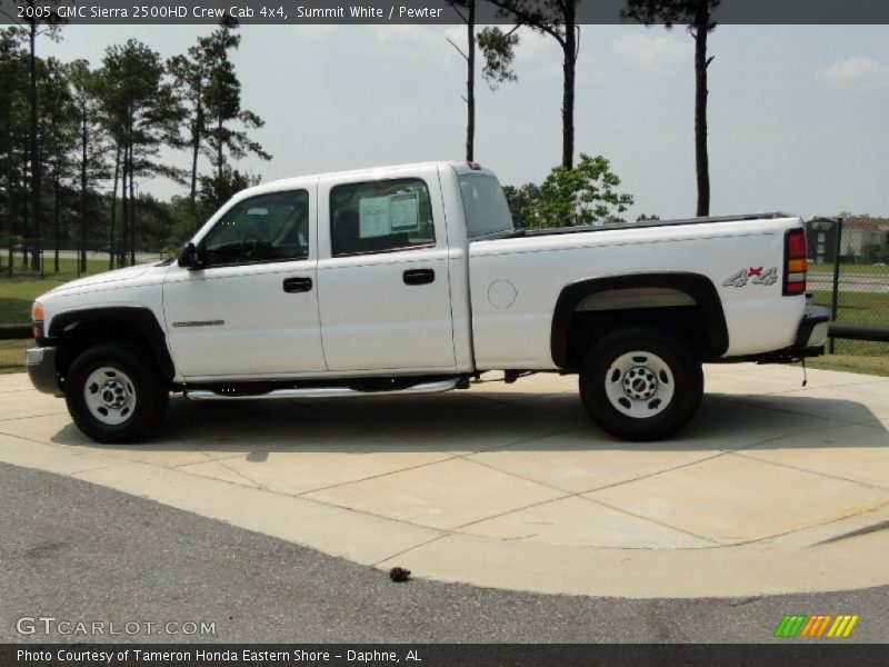 Summit White / Pewter 2005 GMC Sierra 2500HD Crew Cab 4x4