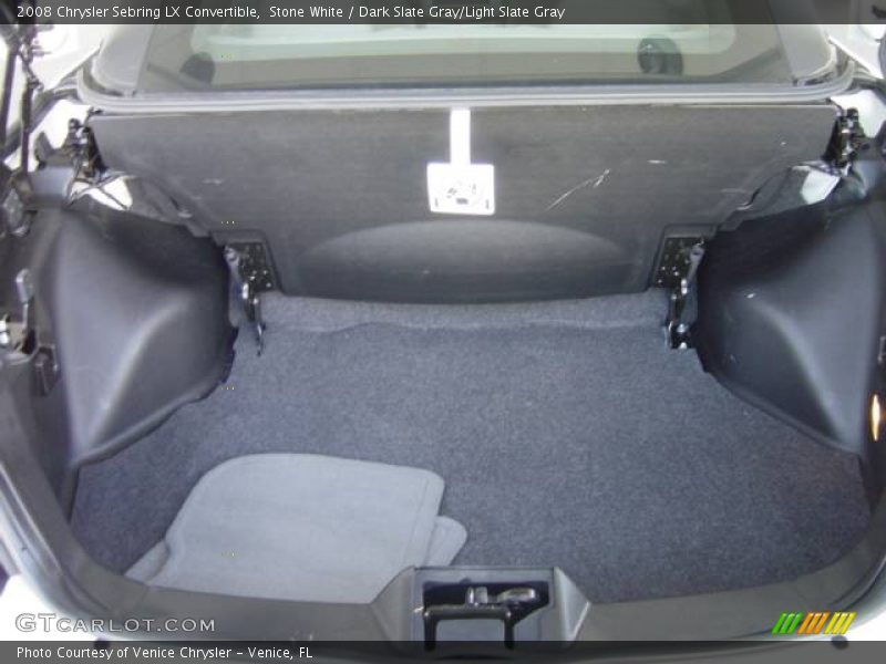 Stone White / Dark Slate Gray/Light Slate Gray 2008 Chrysler Sebring LX Convertible