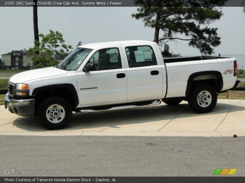Summit White / Pewter 2005 GMC Sierra 2500HD Crew Cab 4x4