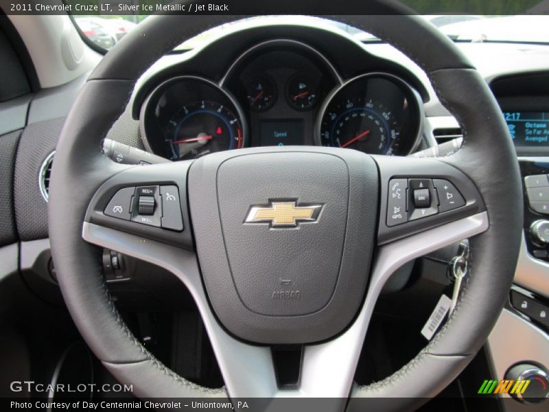 Silver Ice Metallic / Jet Black 2011 Chevrolet Cruze LT