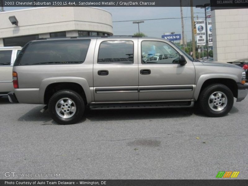 Sandalwood Metallic / Gray/Dark Charcoal 2003 Chevrolet Suburban 1500 LS 4x4