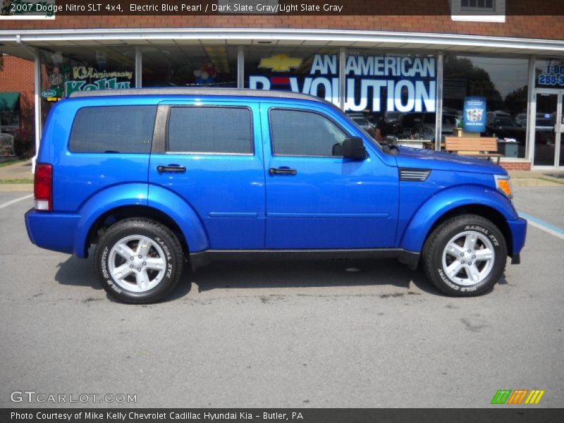 Electric Blue Pearl / Dark Slate Gray/Light Slate Gray 2007 Dodge Nitro SLT 4x4