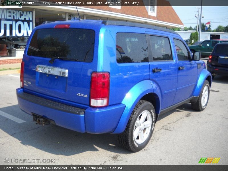 Electric Blue Pearl / Dark Slate Gray/Light Slate Gray 2007 Dodge Nitro SLT 4x4