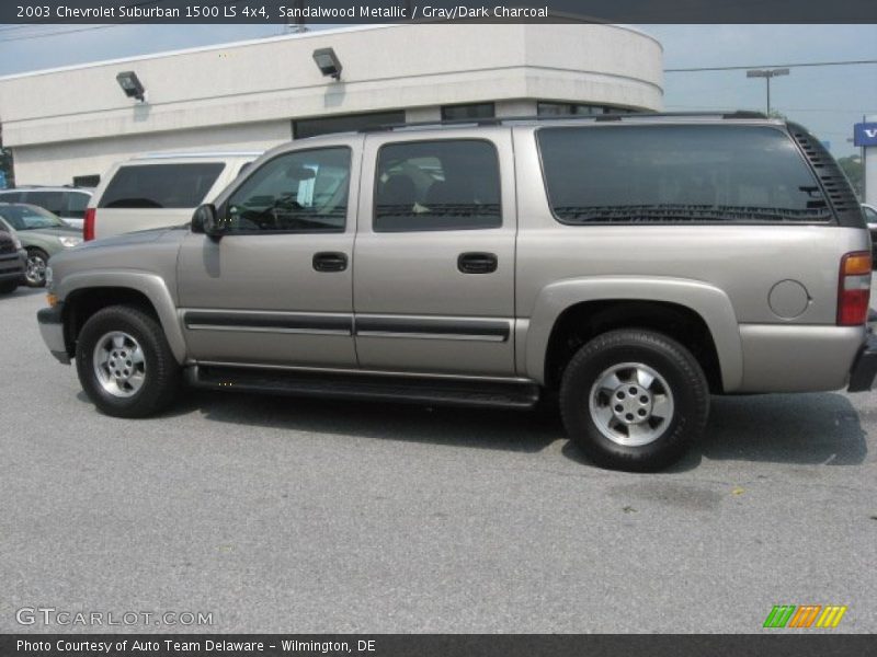 Sandalwood Metallic / Gray/Dark Charcoal 2003 Chevrolet Suburban 1500 LS 4x4