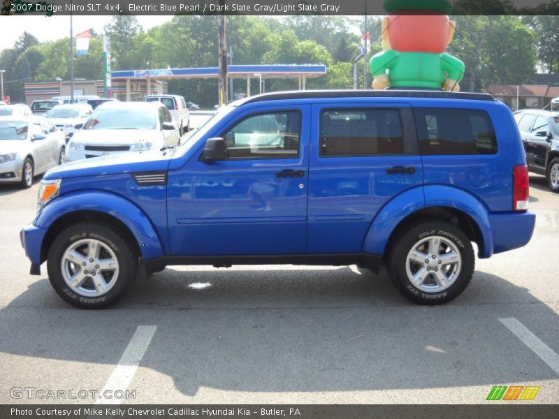 Electric Blue Pearl / Dark Slate Gray/Light Slate Gray 2007 Dodge Nitro SLT 4x4