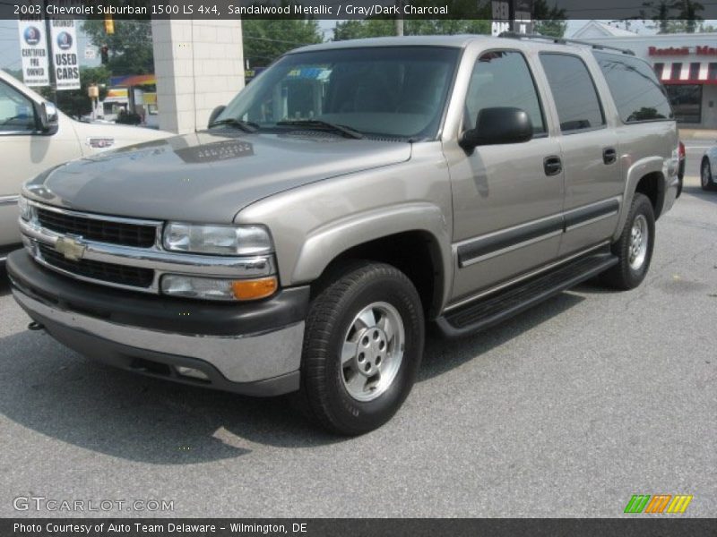 Sandalwood Metallic / Gray/Dark Charcoal 2003 Chevrolet Suburban 1500 LS 4x4