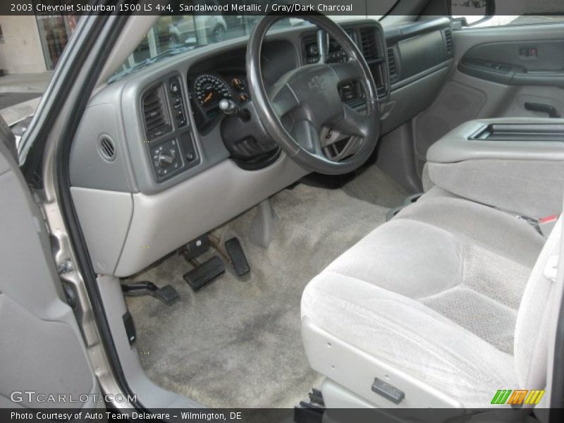 Sandalwood Metallic / Gray/Dark Charcoal 2003 Chevrolet Suburban 1500 LS 4x4