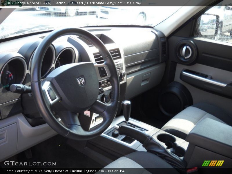 Electric Blue Pearl / Dark Slate Gray/Light Slate Gray 2007 Dodge Nitro SLT 4x4