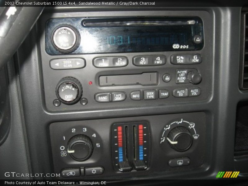 Sandalwood Metallic / Gray/Dark Charcoal 2003 Chevrolet Suburban 1500 LS 4x4