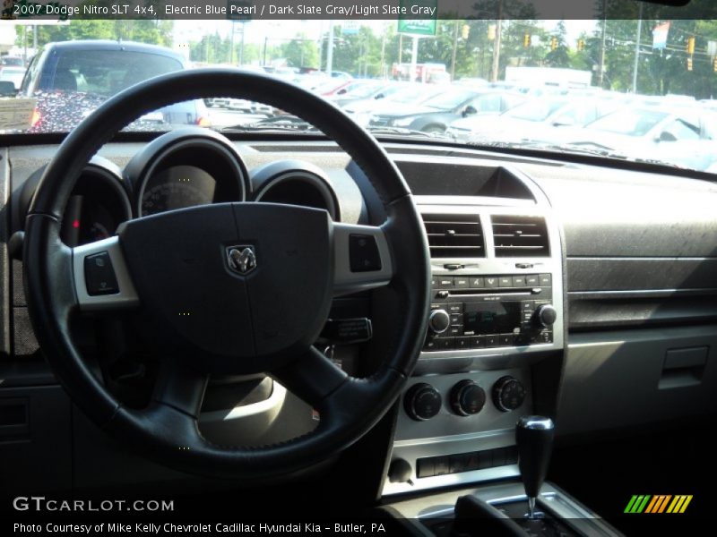 Electric Blue Pearl / Dark Slate Gray/Light Slate Gray 2007 Dodge Nitro SLT 4x4