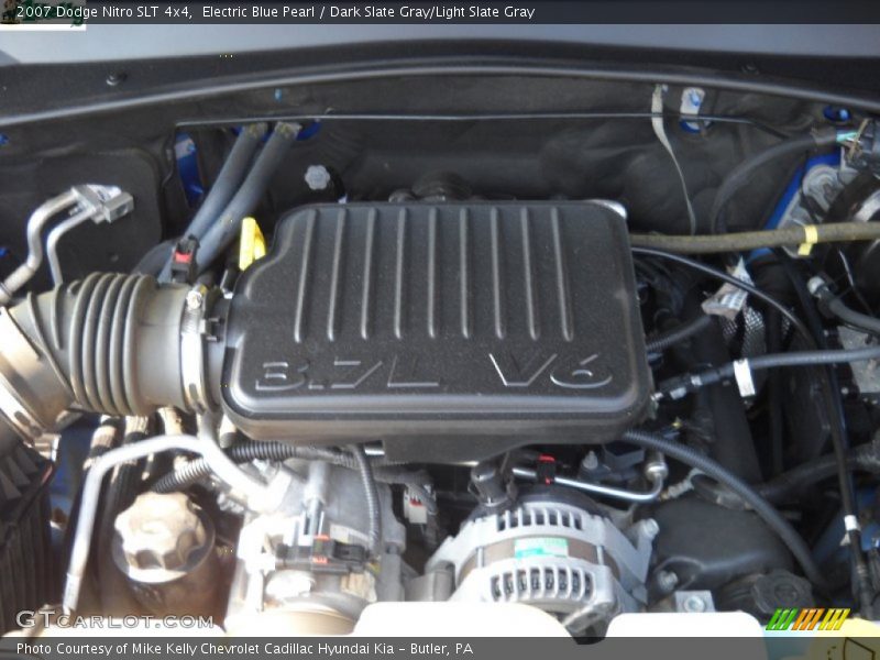Electric Blue Pearl / Dark Slate Gray/Light Slate Gray 2007 Dodge Nitro SLT 4x4