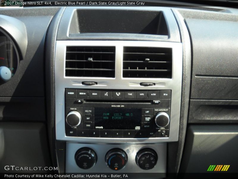 Electric Blue Pearl / Dark Slate Gray/Light Slate Gray 2007 Dodge Nitro SLT 4x4