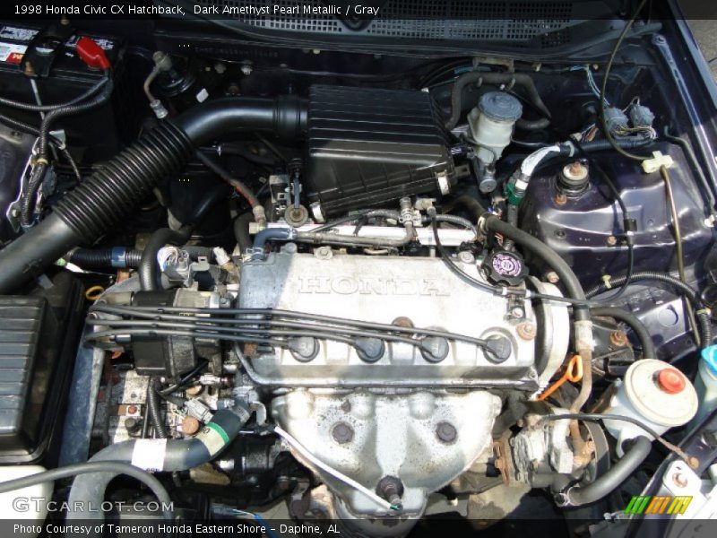  1998 Civic CX Hatchback Engine - 1.6 Liter SOHC 16V 4 Cylinder