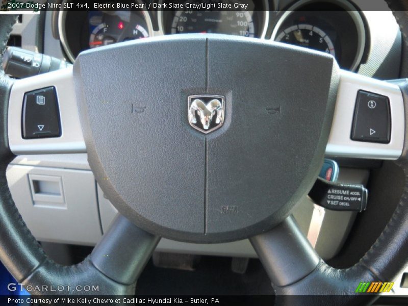 Electric Blue Pearl / Dark Slate Gray/Light Slate Gray 2007 Dodge Nitro SLT 4x4
