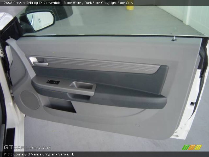 Stone White / Dark Slate Gray/Light Slate Gray 2008 Chrysler Sebring LX Convertible