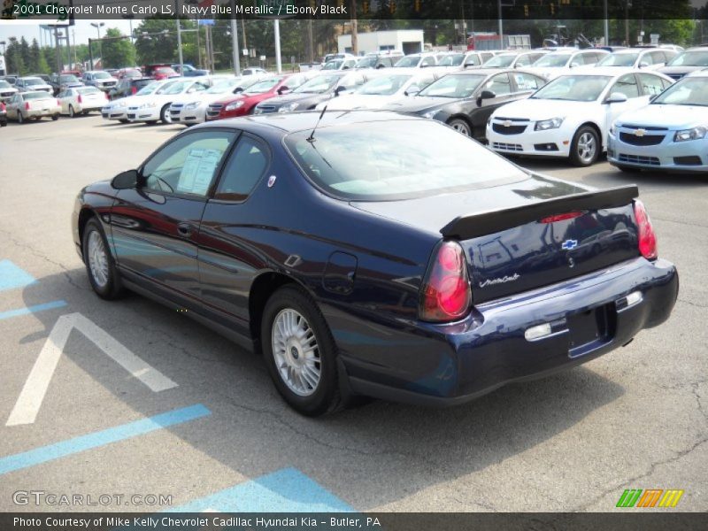 Navy Blue Metallic / Ebony Black 2001 Chevrolet Monte Carlo LS