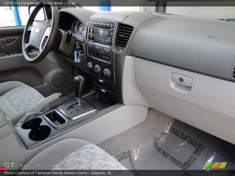 Ebony Black / Gray 2008 Kia Sorento LX