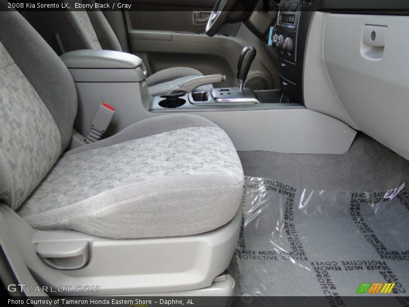 Ebony Black / Gray 2008 Kia Sorento LX