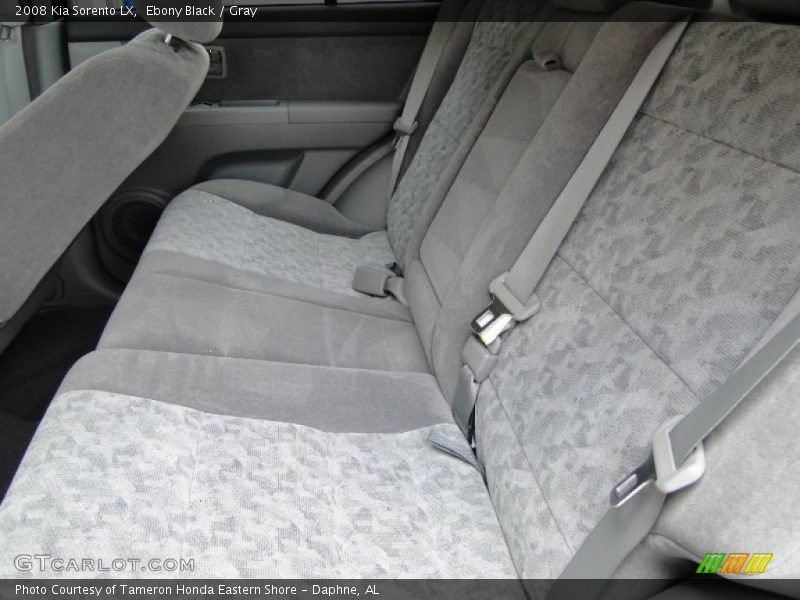 Ebony Black / Gray 2008 Kia Sorento LX