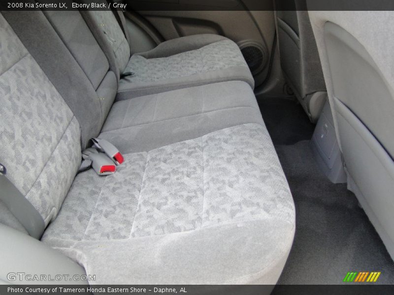 Ebony Black / Gray 2008 Kia Sorento LX