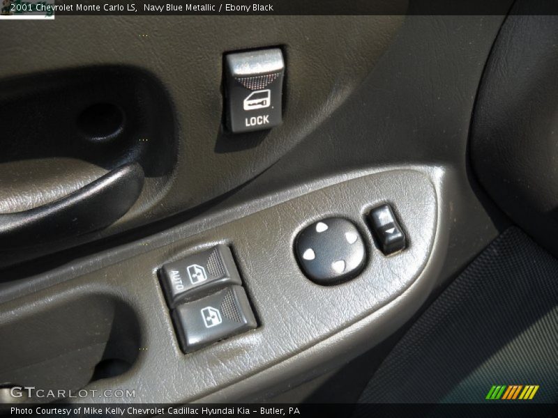 Navy Blue Metallic / Ebony Black 2001 Chevrolet Monte Carlo LS