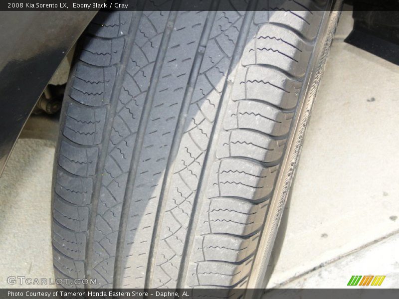 Ebony Black / Gray 2008 Kia Sorento LX