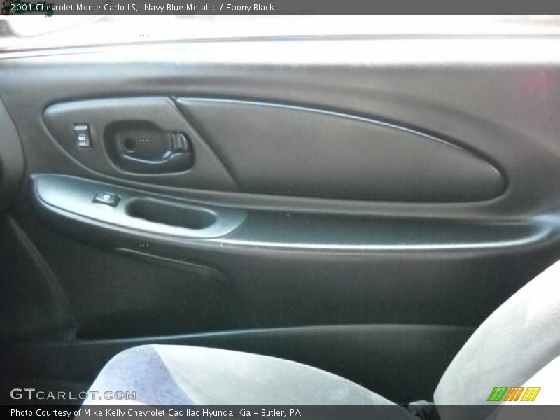 Navy Blue Metallic / Ebony Black 2001 Chevrolet Monte Carlo LS