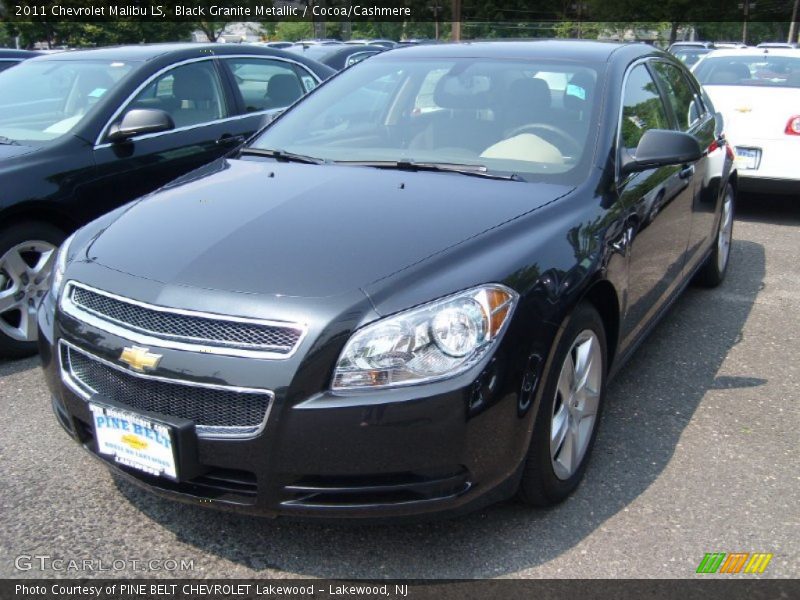 Black Granite Metallic / Cocoa/Cashmere 2011 Chevrolet Malibu LS